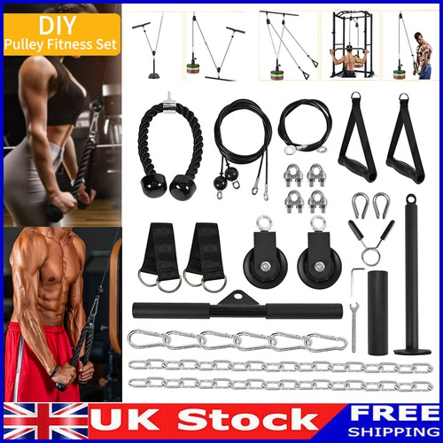 Weight cable pulley system - pulley, gym