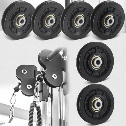 Pcs 90mm nylon pulley - 6, wheels