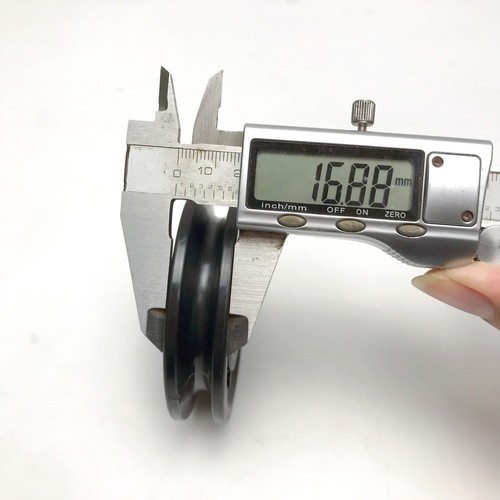 Plastic pulley roller 75mm - plastic,