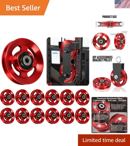 12pcs 90mm aluminum - 12pcs,